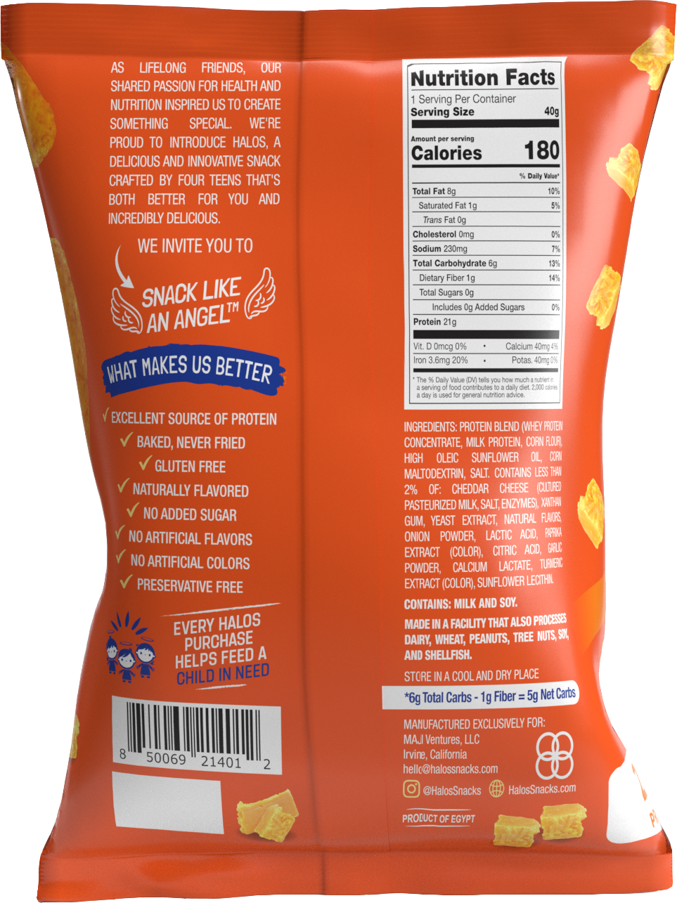 Nacho Cheese Protein Puffs