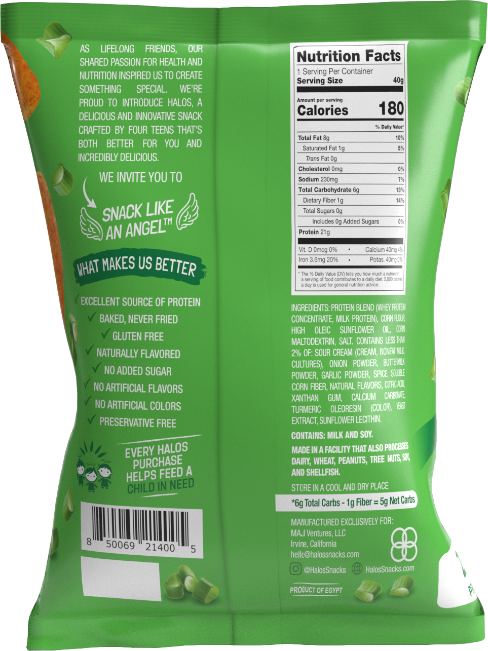 Sour Cream & Onion Protein Puffs